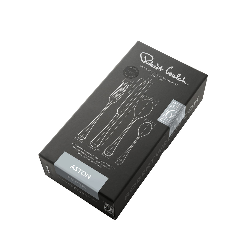 Aston Bright Cutlery Set, 24 Piece for 6 People