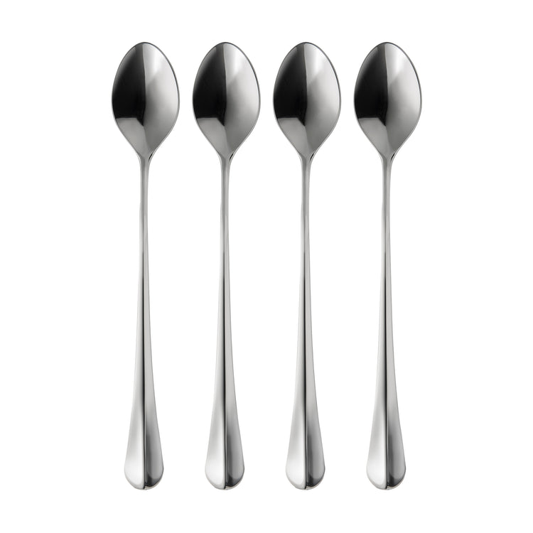 Baguette Bright Long Handled Spoon, Set of 4