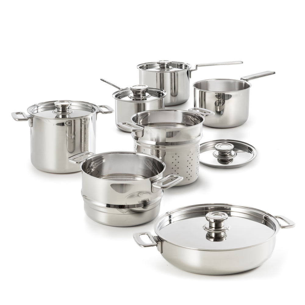 Campden Cookware Set, 5 Piece with Free Casserole Low 4.3L