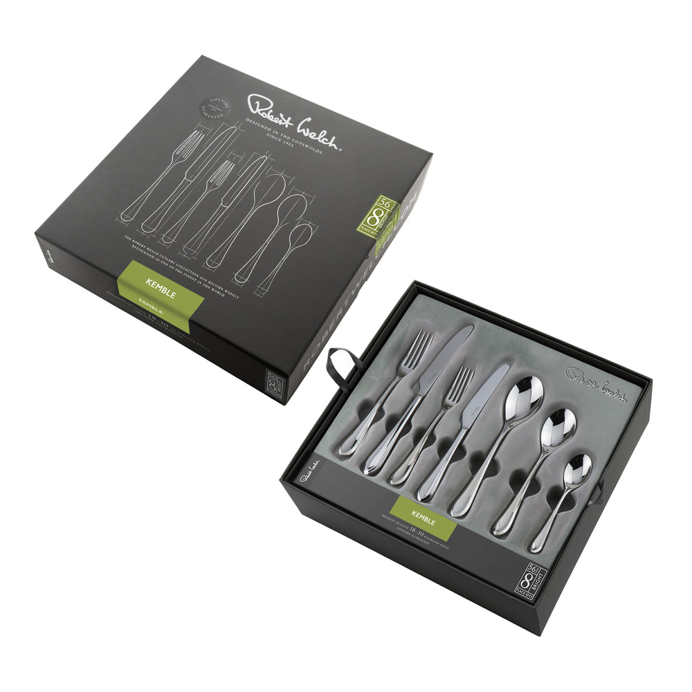 Kemble Bright Cutlery Set, 56 Piece for 8 People