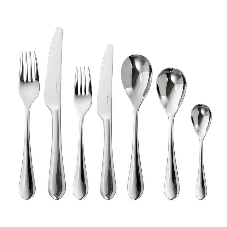 Quinton Bright Cutlery Set, 84 Piece for 12 People