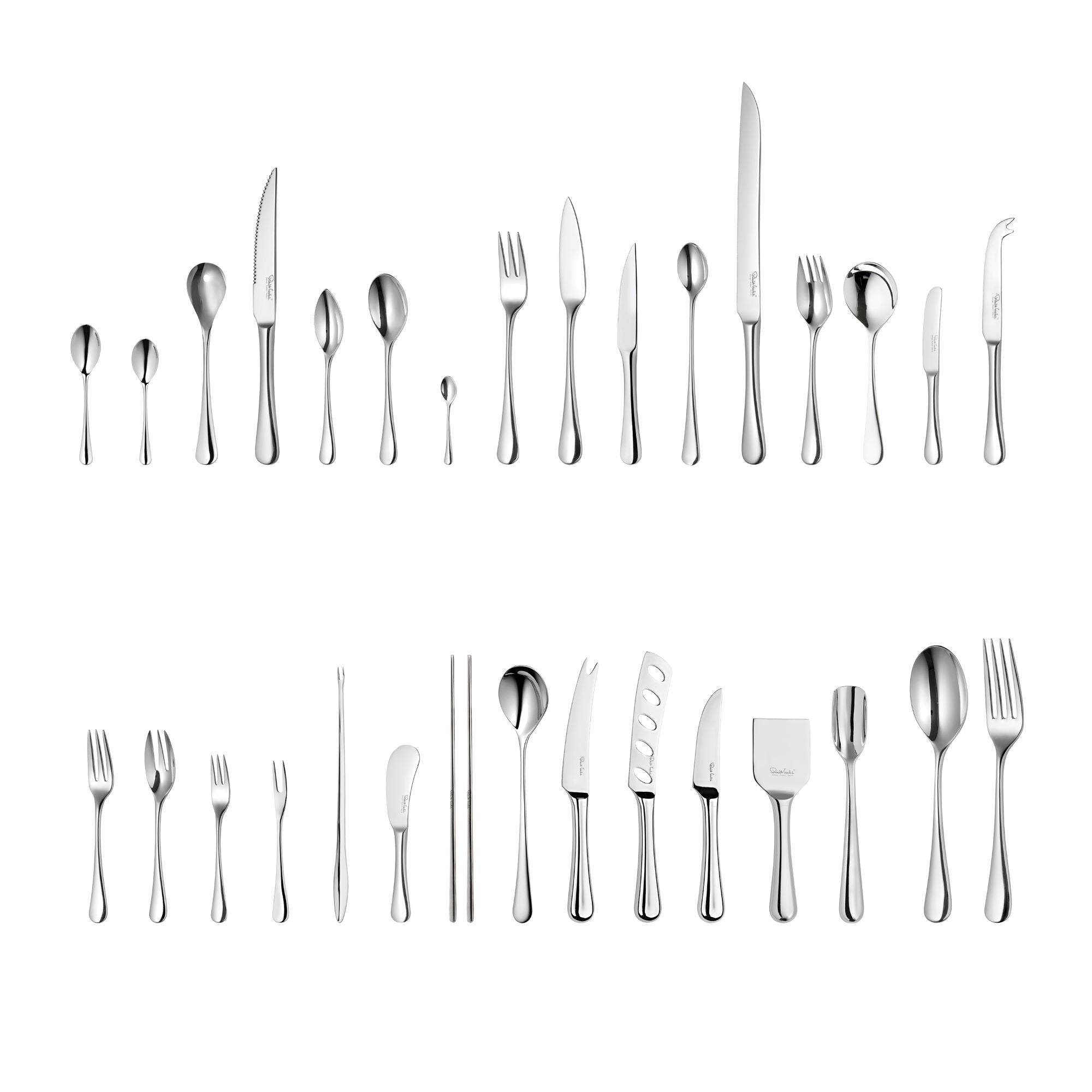 36 Piece Black offers Silverware Set