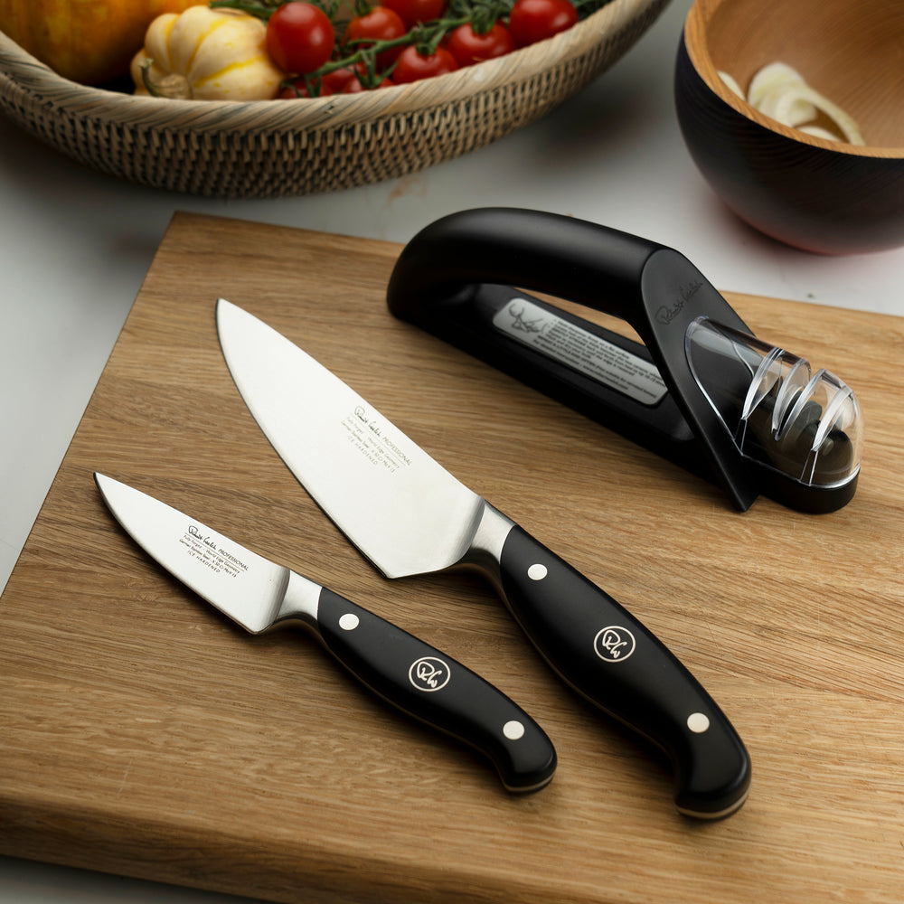 Professional Kitchen Knife Set with Knife Sharpener