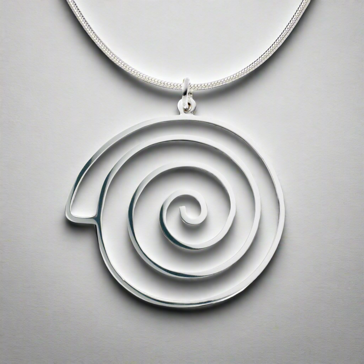 Large Spiral Pendant