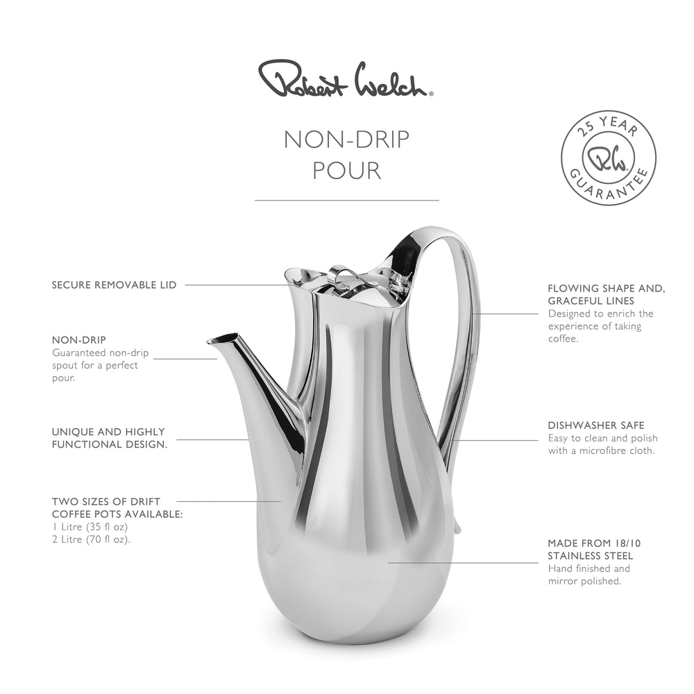 Drift Coffee Pot, 2 Litre