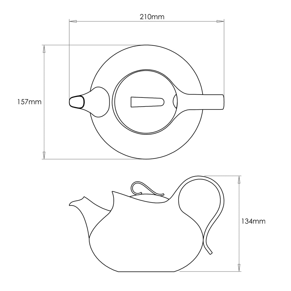 Drift Teapot, 900 ml