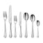 Ammonite Bright Cutlery Set, 84 Piece for 12 People