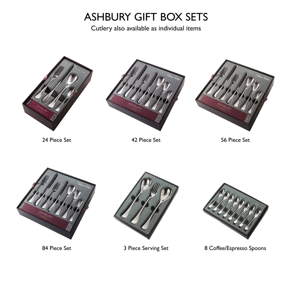 Ashbury Bright Cutlery Set, 84 Piece for 12 People