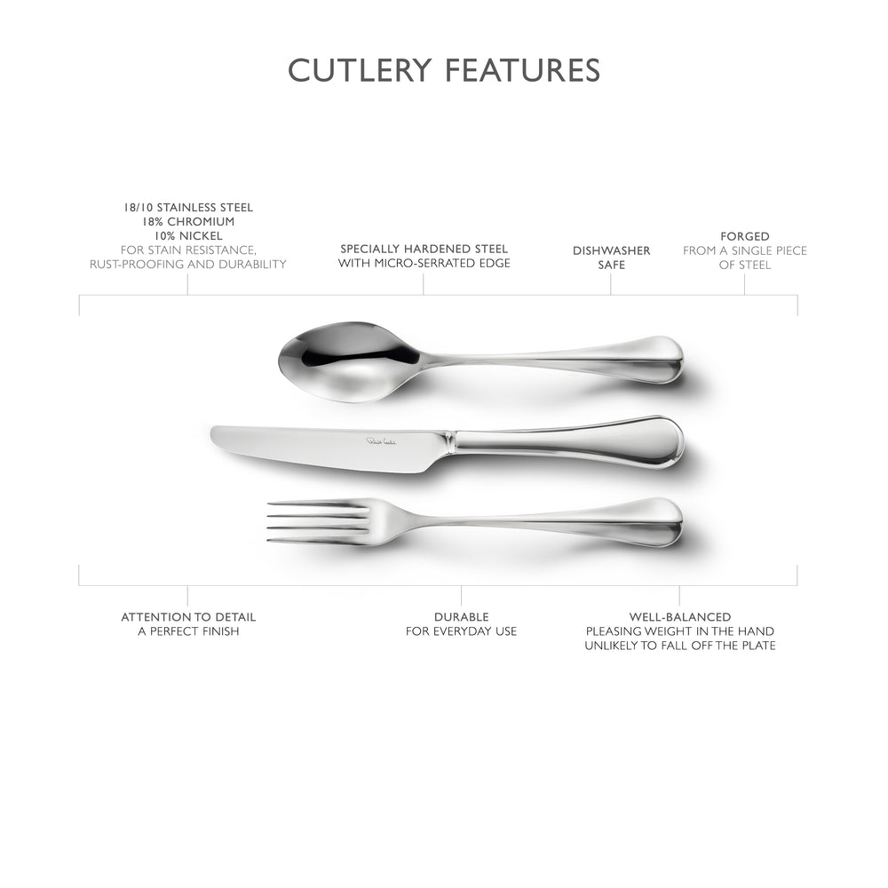 Baguette Bright Cutlery Sample Set, 3 Piece