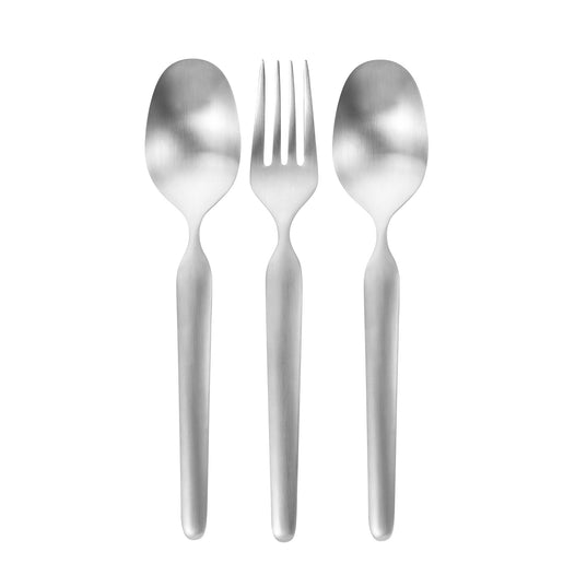 Bergen Satin Cutlery Set | Brushed Steel | Robert Welch Designs Ltd