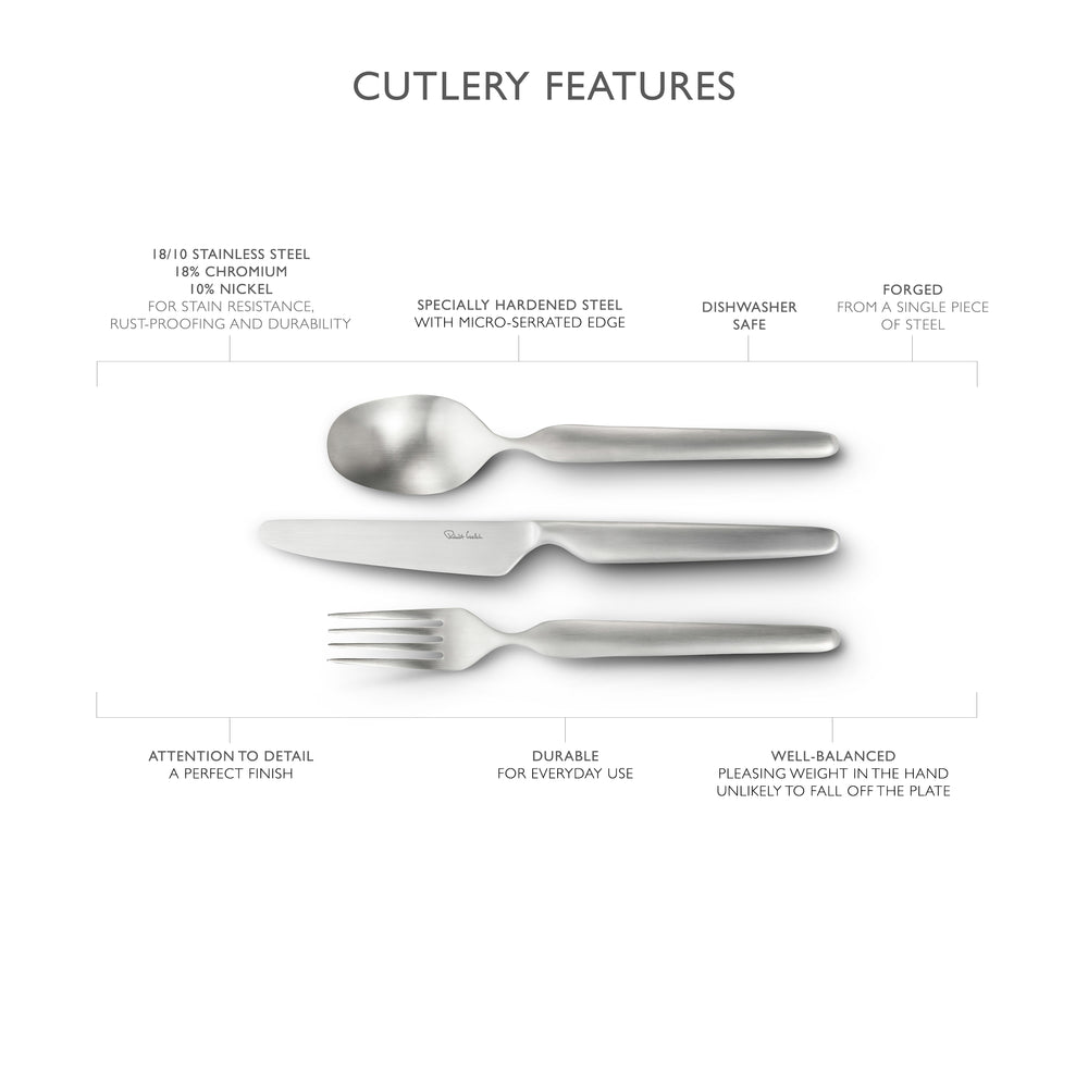 Bergen Satin Cutlery Place Setting, 7 Piece