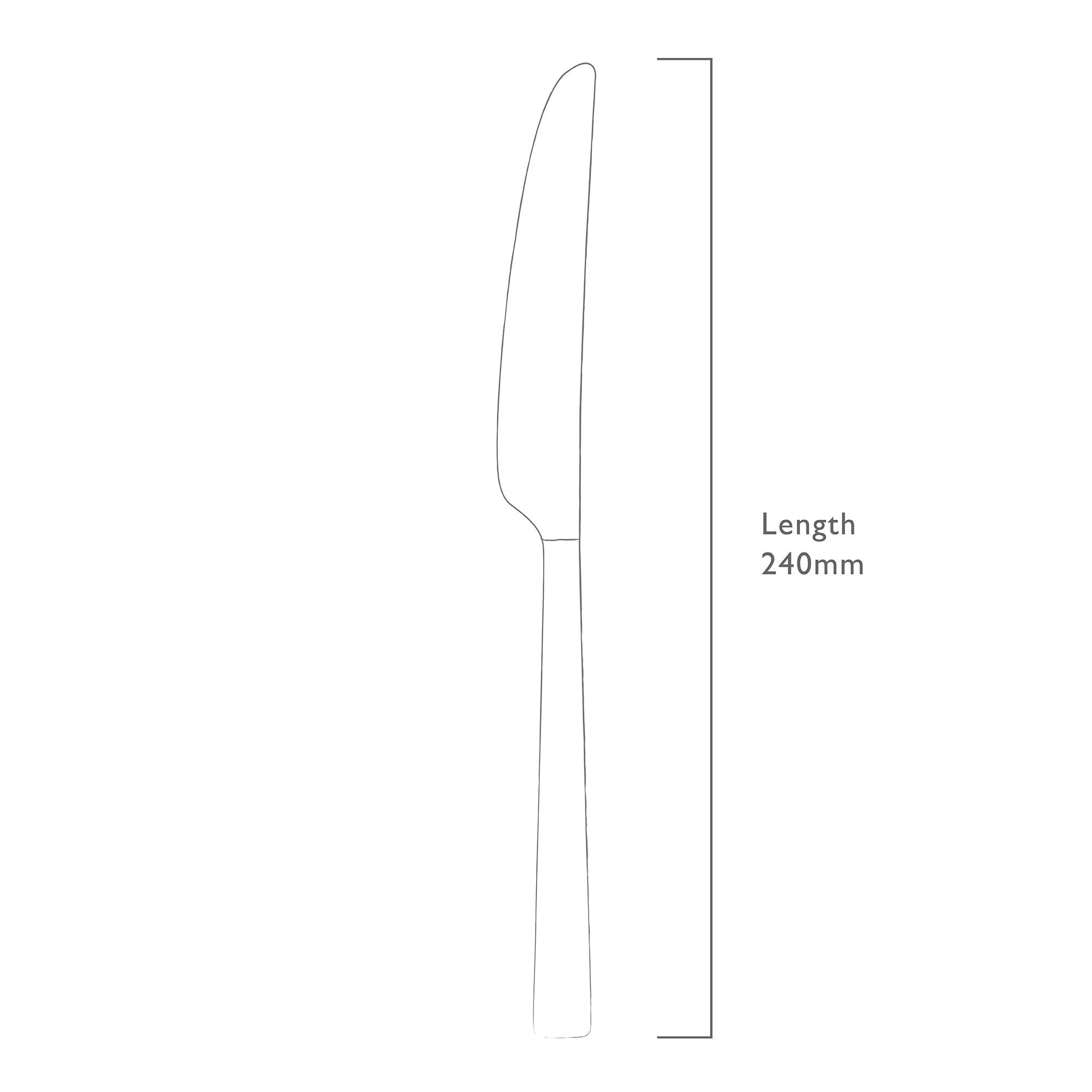 Blockley Slate Bright Table Knife | Cutlery | Robert Welch Designs Ltd