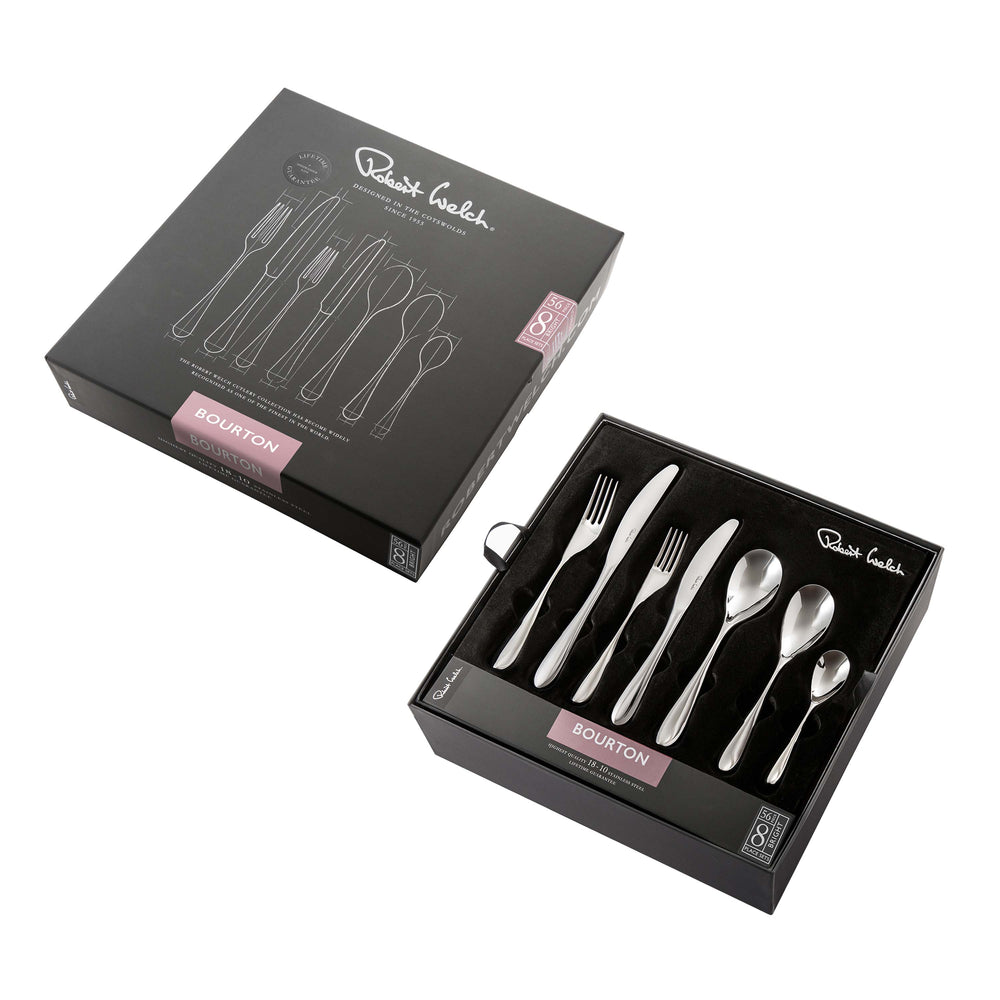 Bourton Bright Cutlery Set, 56 Piece for 8 People