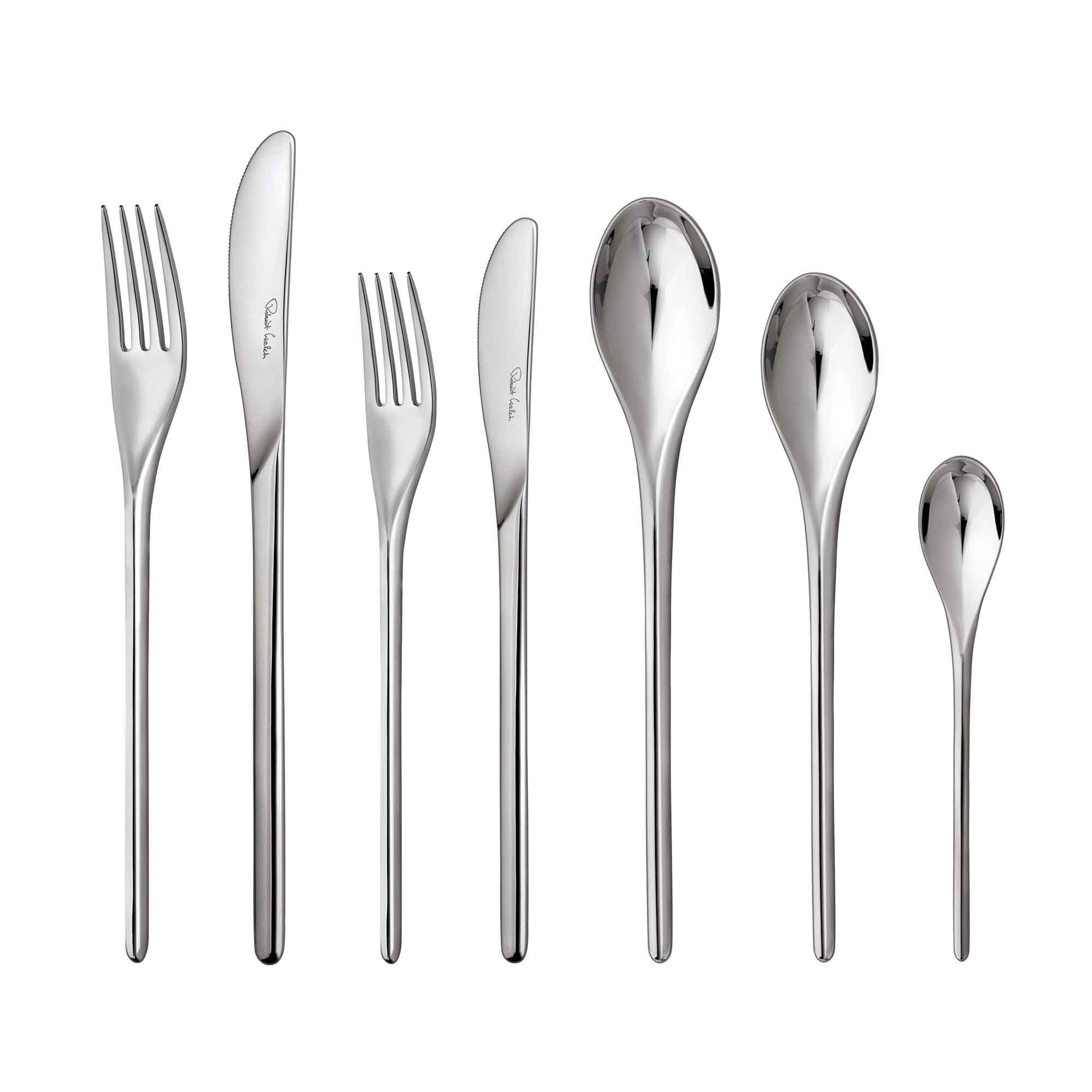 Bud Bright Cutlery Set | 56 Piece Set for 8 People | Robert Welch ...
