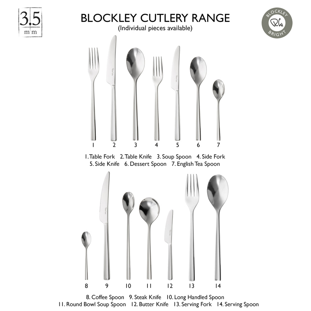 Blockley Bright Steak Knife, Set of 4