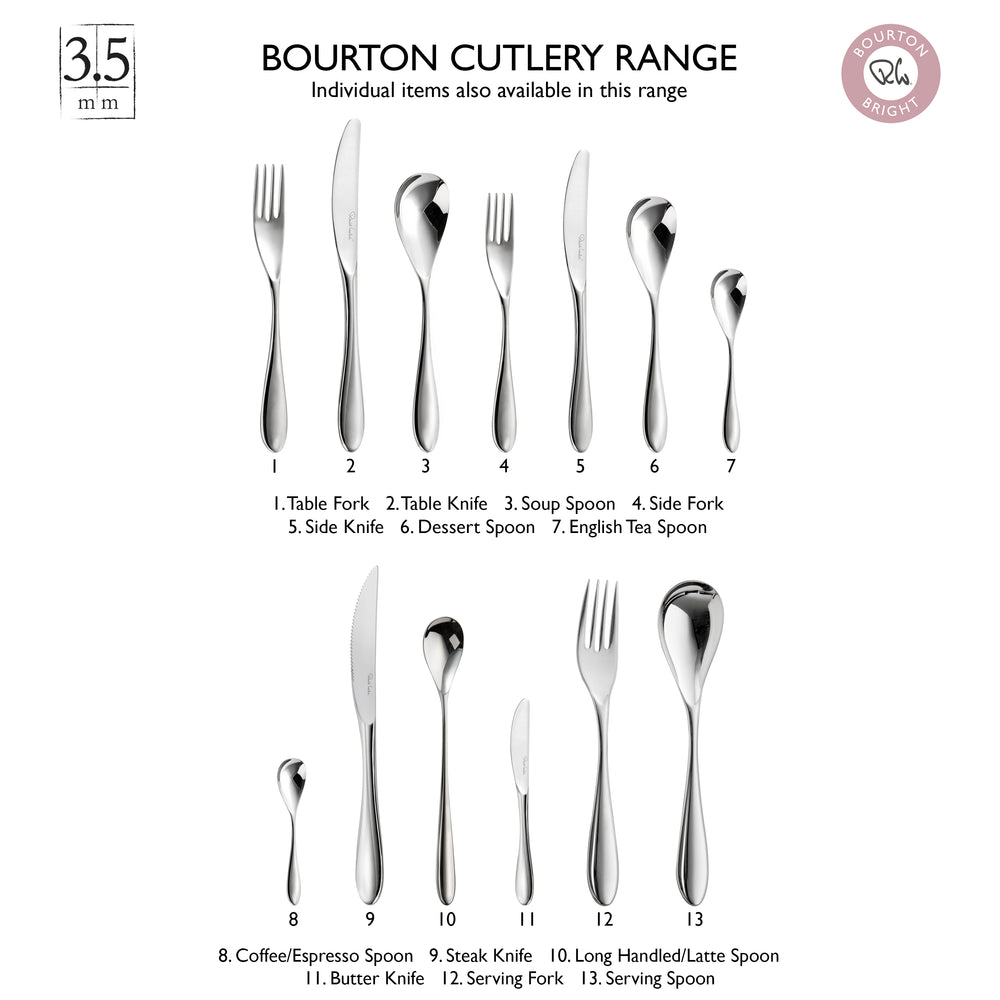 Bourton Bright Cutlery Sample Set, 3 Piece