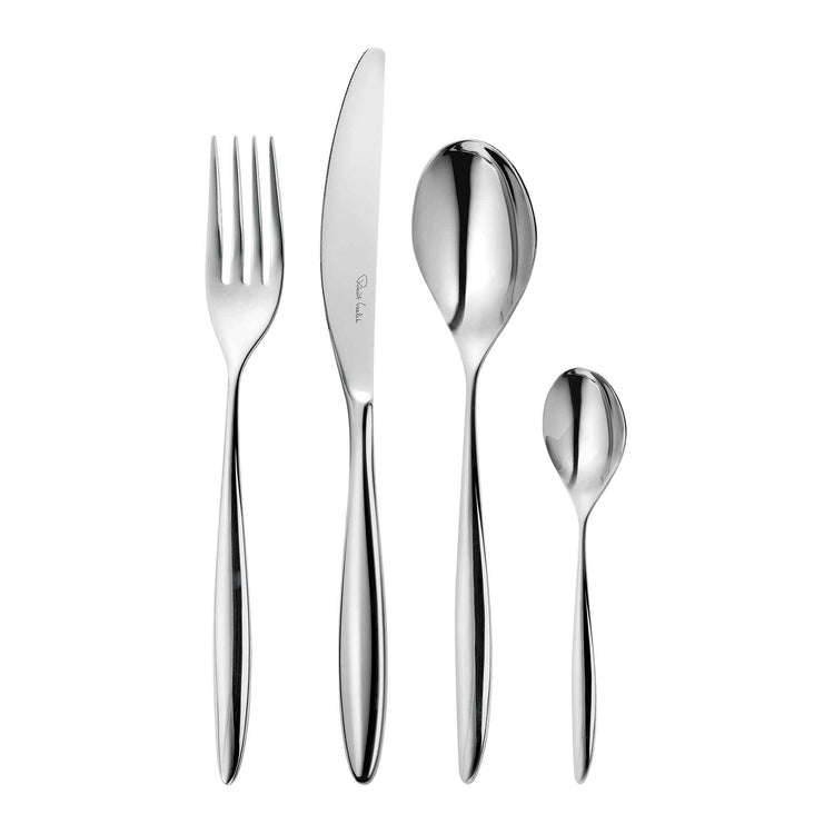 Hidcote Bright Cutlery Set, 24 Piece for 6 People