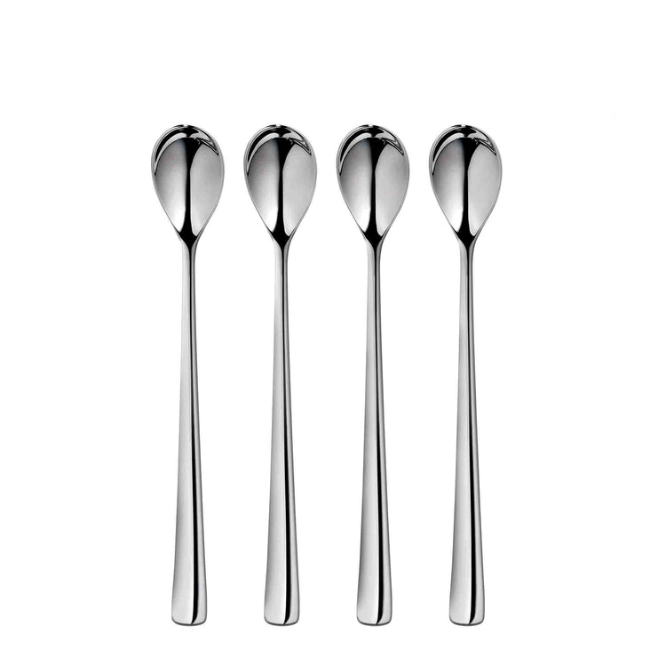 Malvern Bright Long Handled (Latte) Spoon, Set of 4