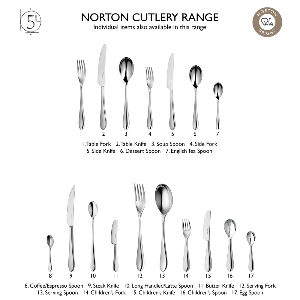 Norton Bright Long Handled Spoon, Set of 4