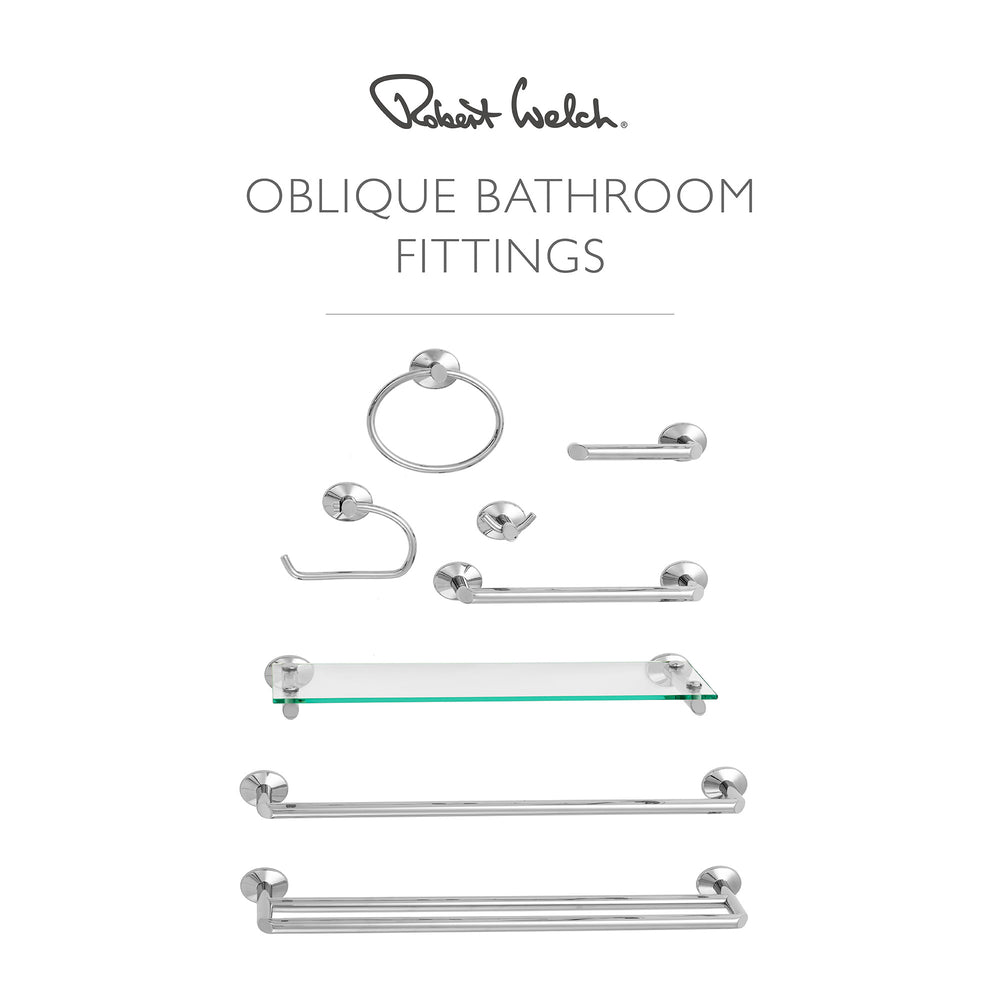 Oblique Towel Rail Single