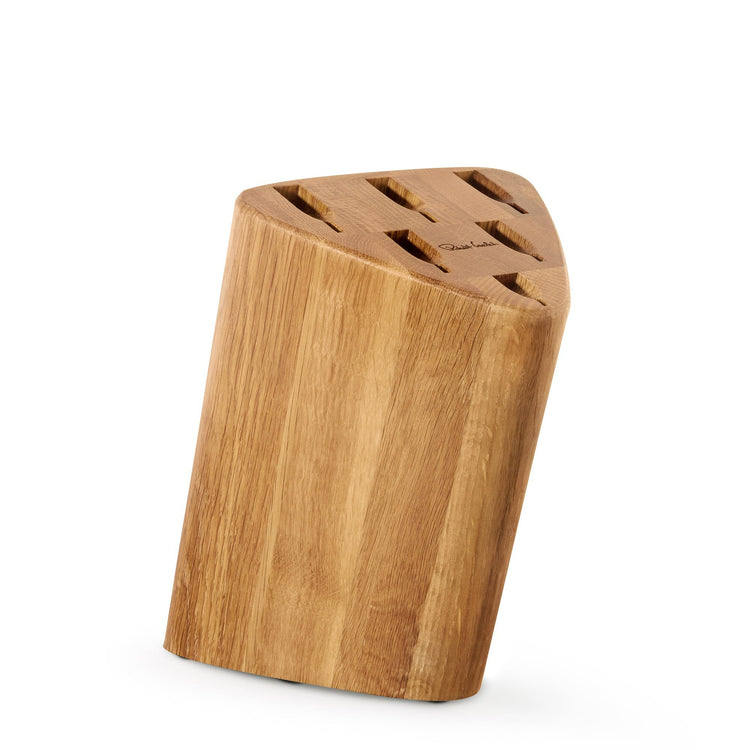 Prism Oak Knife Block