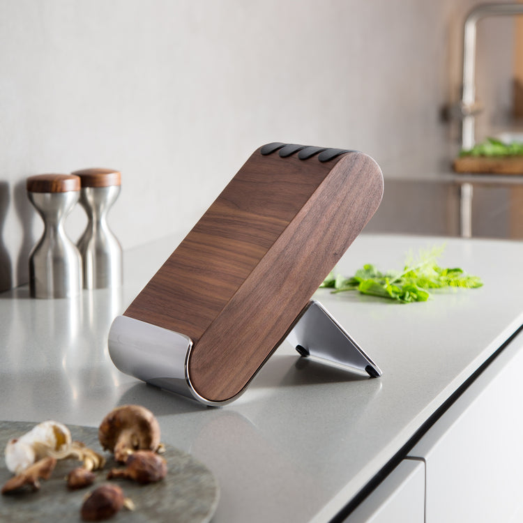 Q Walnut Knife Block