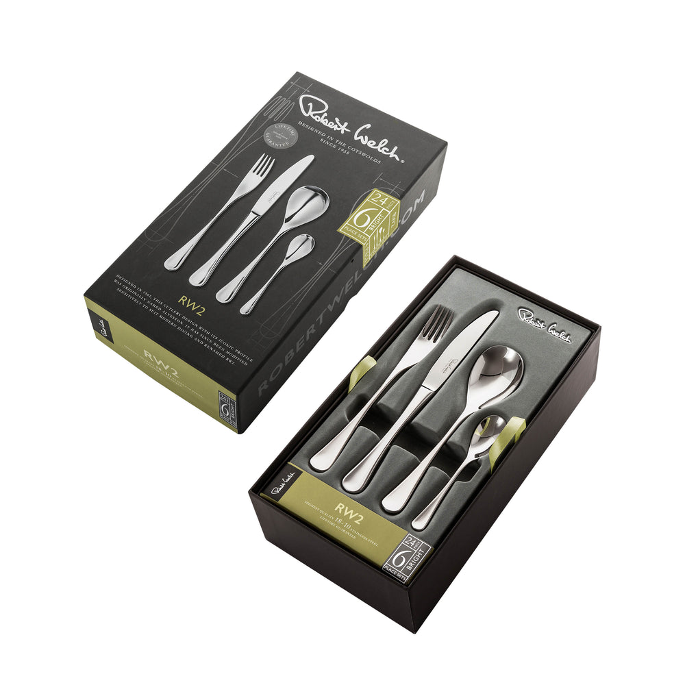 RW2 Bright Cutlery Set, 24 Piece for 6 People