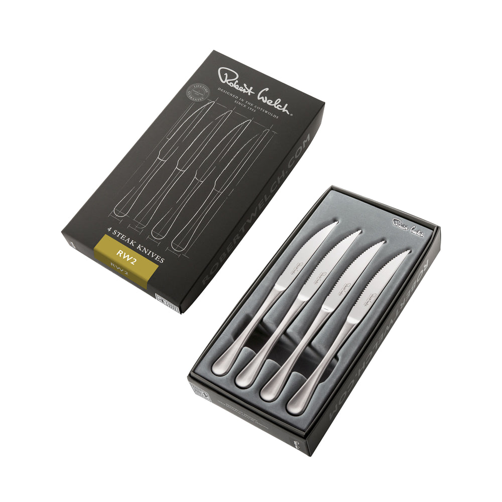 RW2 Satin Steak Knife, Set of 4