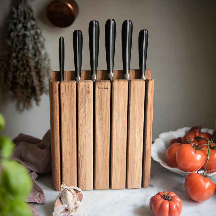 Signature Book Oak Knife Block Set