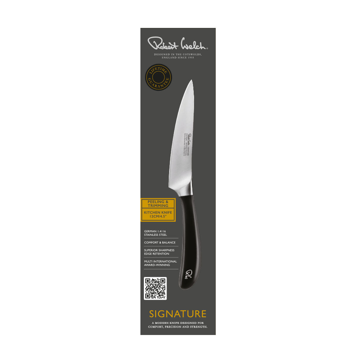 Signature Kitchen Knife 12cm | Kitchen Knife | Robert Welch Designs Ltd