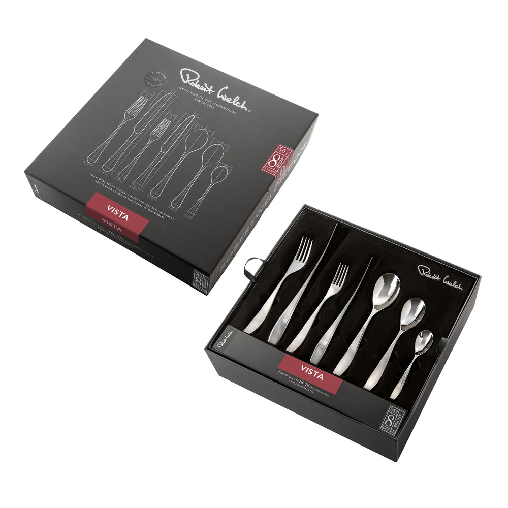 Vista Bright Cutlery Set, 56 Piece for 8 People