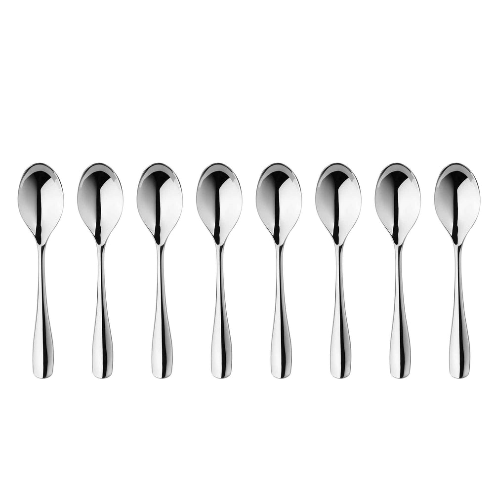 Warwick Bright Coffee Spoon, Set of 8