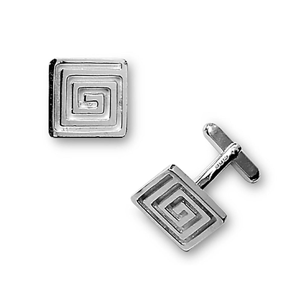 Sterling Silver Square Cufflinks