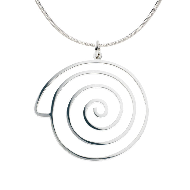 Large Spiral Pendant