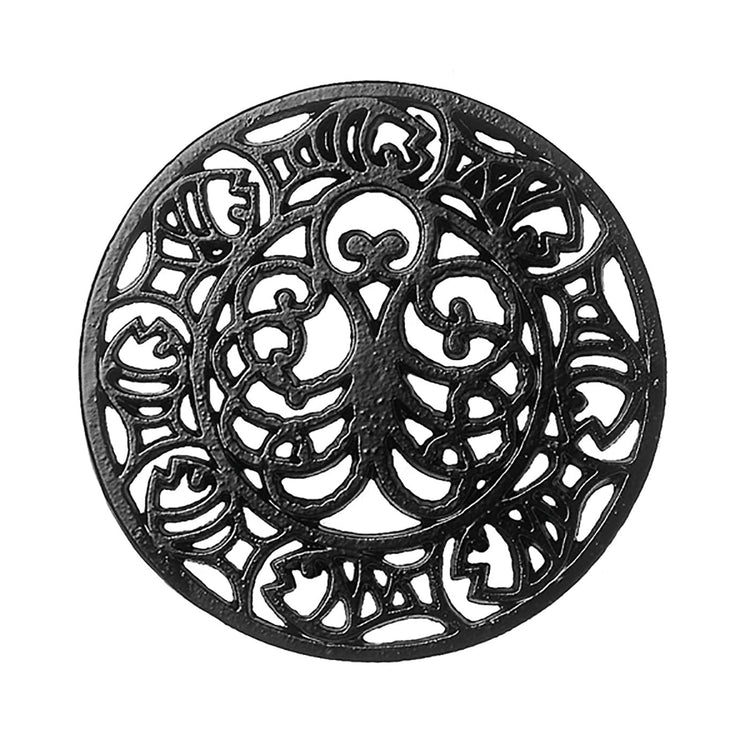 Octopus & Fish Trivet Black