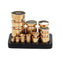 Churn Weights Brass Metric