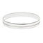 Silver Bangle Polished with Single Groove Small